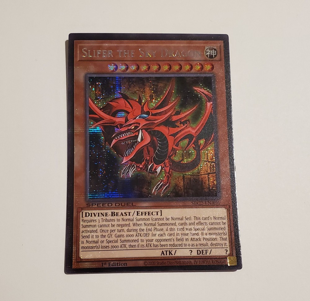 Slifer the Sky Dragon SBC2-ENA01 Speed Duel Battle City 1st Ed