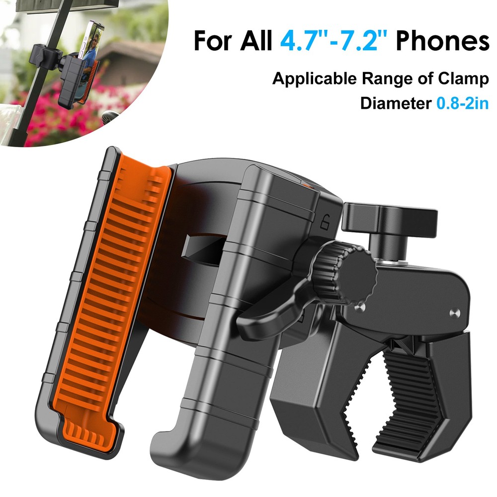 Universal Golf Cart Phone Mount for iPhone & Galaxy – Secure & Adjustable  