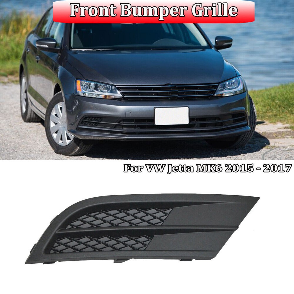 LHD Front Bumper Fog Lamp Cover Grille Right Side For 2015-2017 VW Jetta MK6 New