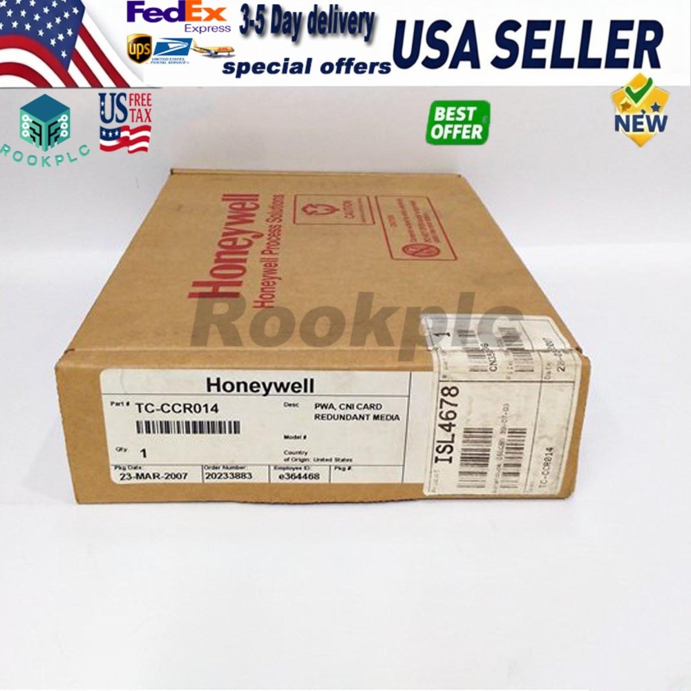 NEW IN BOX HONEYWELL REDUNDANT NET INTERFACE TC-CCR014 FREE SHIPPING