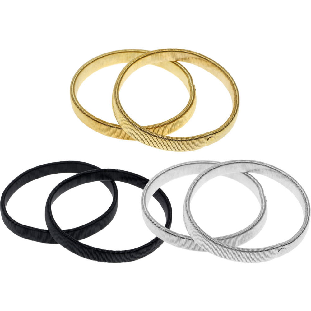 3 Pairs Shirt Cuffs Cropping Band Gold Upper Arm Men Men's Bracelet