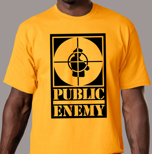 Public Enemy - Rebirth of a Nation Big Logo Gold All Size Unisex T-Shirt AG2390