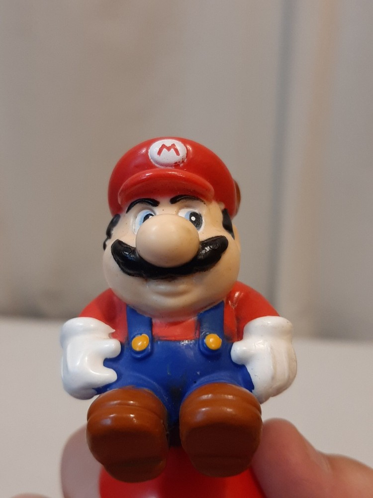 Nintendo Super Mario Bros Raccoon Spring Pop Up Jumping VTG 1989 Toy McDonald's
