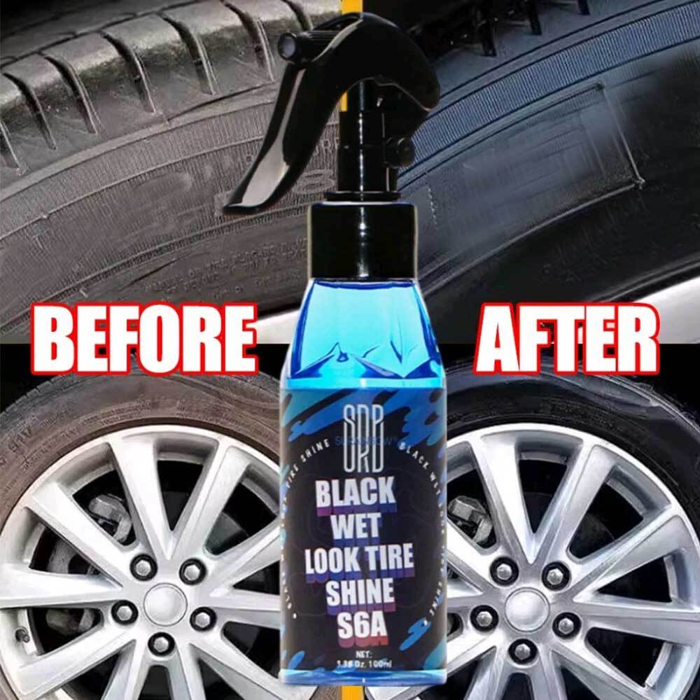 100ml Truck Car Tire Dressing Spray Rubber Wheel Restore Coating Agent Cleaner