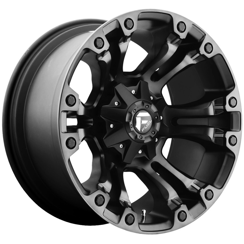 20x9 +2 Fuel 1PC D851 Vapor 6x135,6x5.5 Matte Black Gray Tint Wheels (Set of 4)