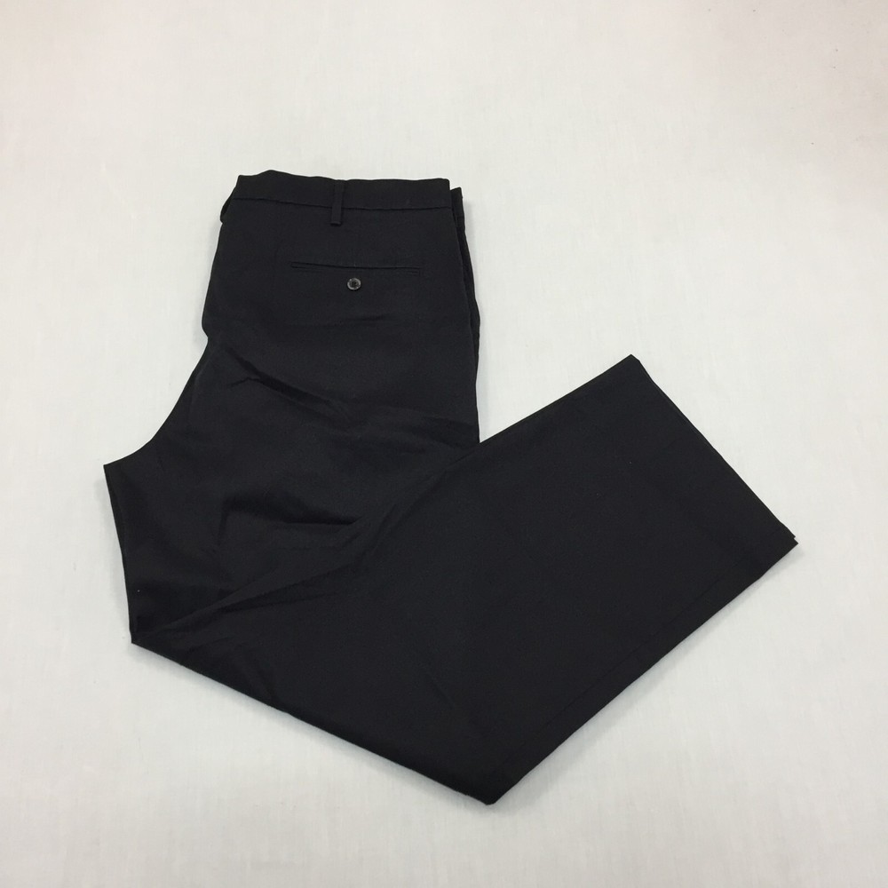 Dockers Chino Trousers Cotton Pants Straight Fit Mens Size 40W 30L Black