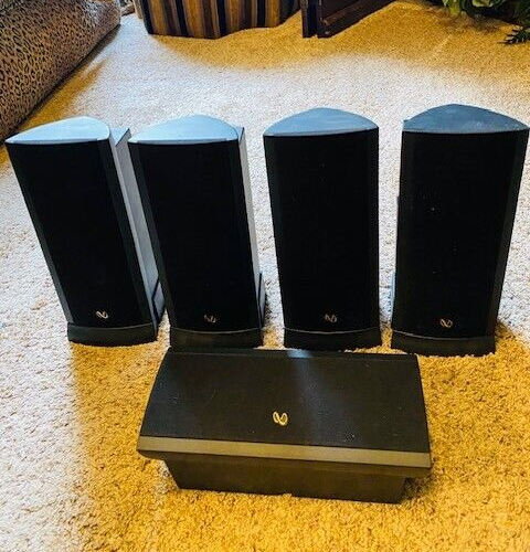 Set 5 Infinity L-MPS Satellite Surround Sound Wall Home Theatre Speaker System