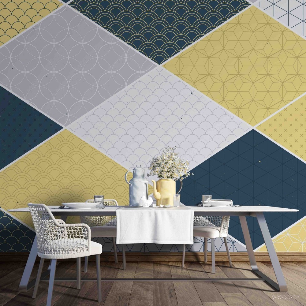 3D Tile Texture Wall Murals Wallpaper Murals Wall Sticker