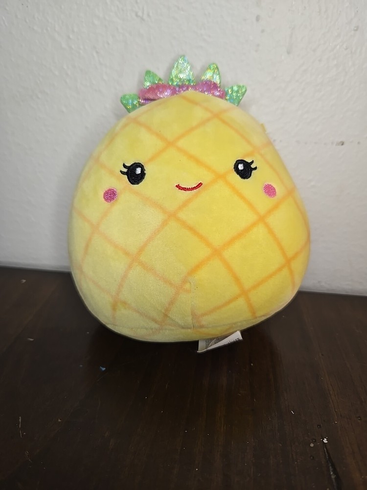 Squishmallows Original Kellytoy Plush Food Lulu The Pineapple 8