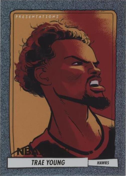 2023-24 Panini NBA Hoops - Presentations #8 Trae Young