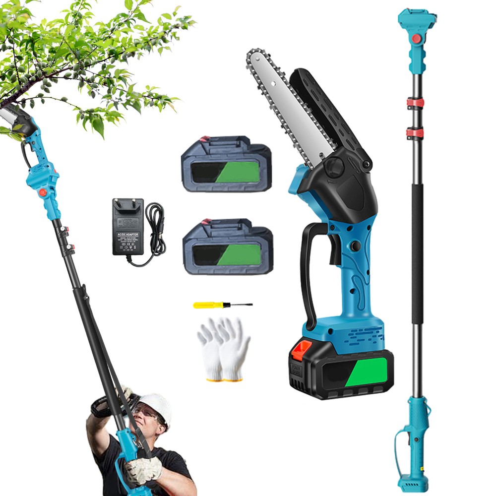 Pole Saw Electric Chainsaw Garden Tree Branch Pruner Power Tool telescopic Pole