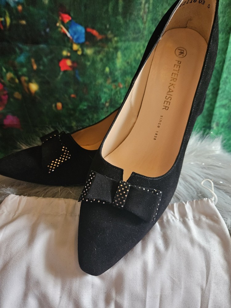 Peter Kaiser Women's Black Heeled Shoes Size 5