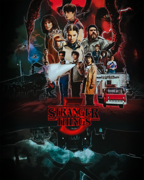 Stranger Things Season 5 Wall Art Poster Home Decor Fan Gift