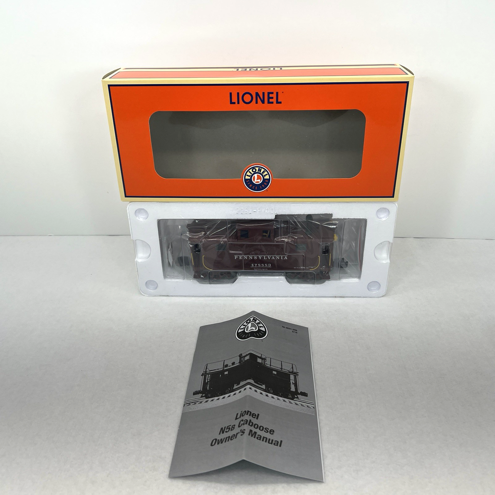 Lionel O Gauge PRR Pennsylvania N5B Smoking Caboose #478883 6-82629 New