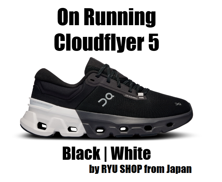 On Men's Running Shoes Cloudflyer 5 3ME30010299 Black / White