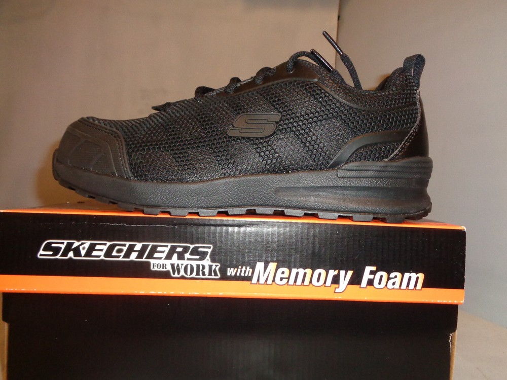 Skechers Women's Work Bluklin Ayak CT Black Shoes Sizes! NIB! New! 77289
