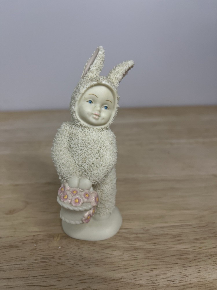 Department 56 Snowbabies “A Basket Of Cheer” Easter Figurine 2000