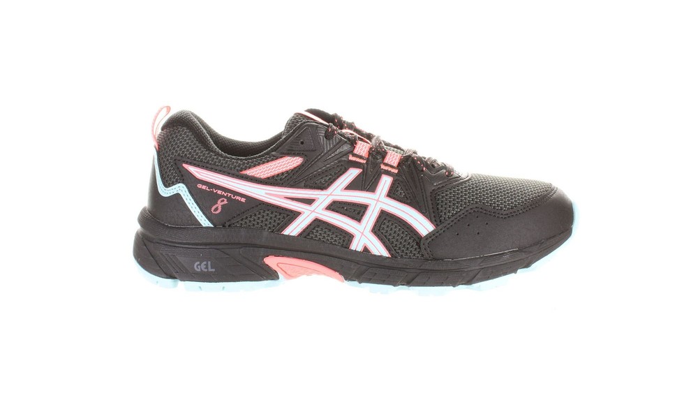 ASICS Womens Gel Venture 8 Black Running Shoes Size 9 (7780342)
