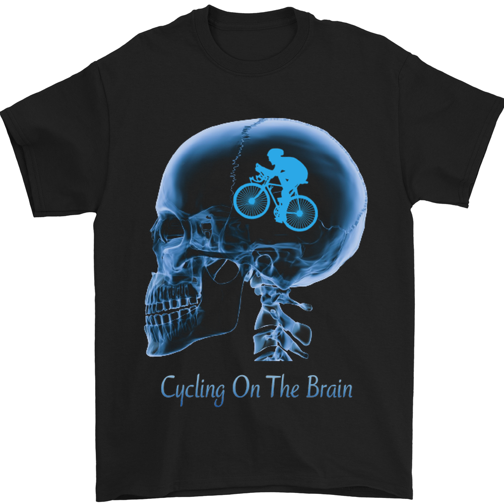 Cycling Enthusiast Bicycle Themed Men’s Cotton T-Shirt