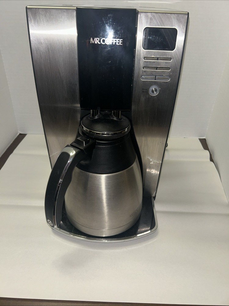 Mr. Coffee 10 Cup Programmable Coffee Maker Stainless Thermal Carafe BVMC-PSTX95