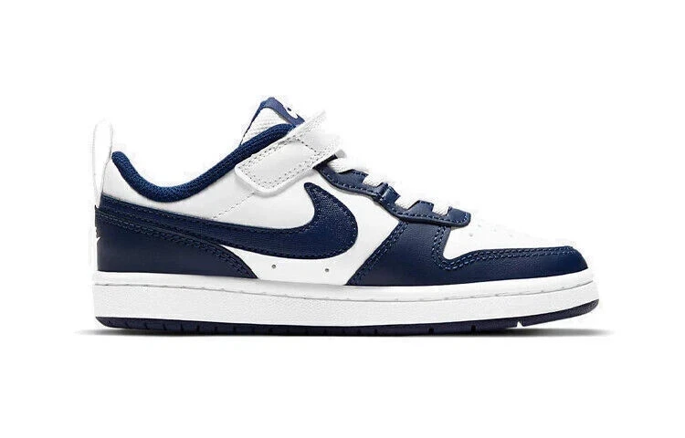 Nike Court Borough Low 2 (PSV) Shoes Youth Size Blue White BQ5451 107