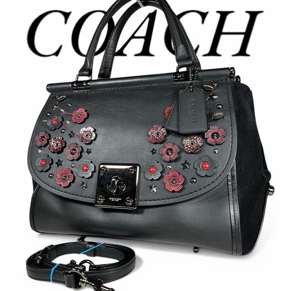 Coach Black Leather Authentic 2-Way Shoulder Bag G04202904