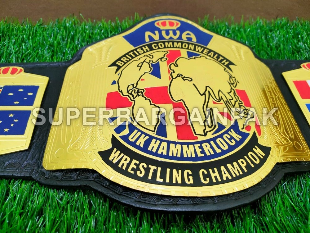 NWA United Kingdom Heavyweight Wrestling Champion Belt Brand New Wrestling Title