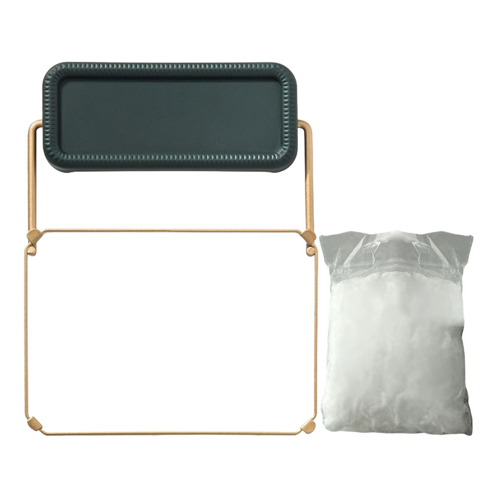 Kitchen Sink Strainer Holder with Filter Mesh Bags Folding Waste Rack for Sink