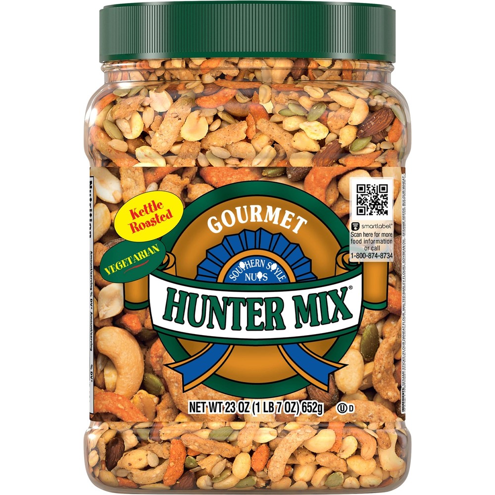 Gourmet Hunter Mix, 23 Ounces, Sesame Sticks, Peanuts, Sunflower Kernels, Alm...