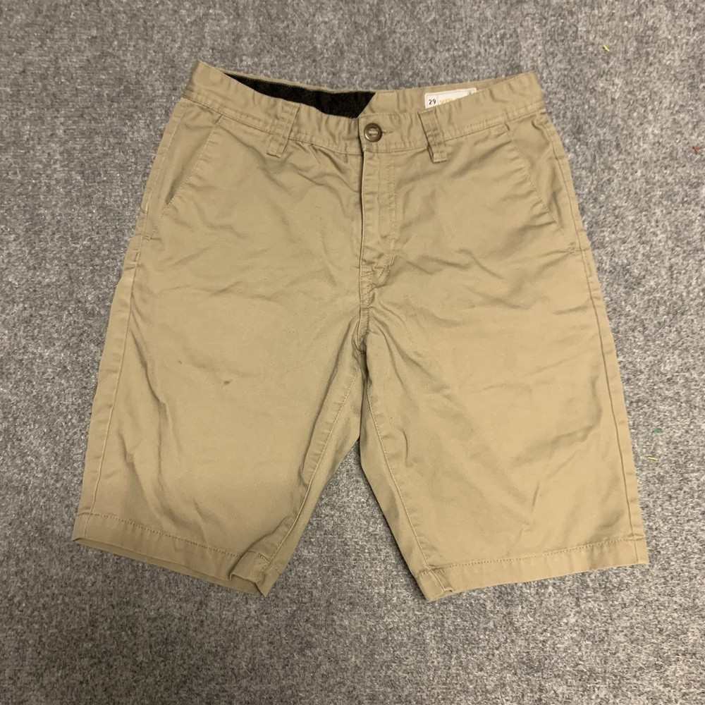 Volcom Shorts Mens Size 29 Chino Cotton Skateboard True To This Surf