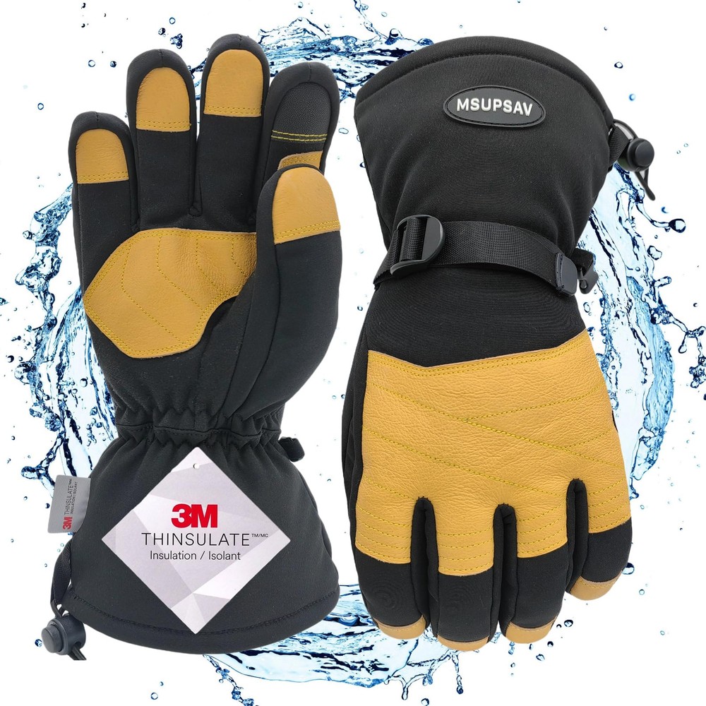 Winter Gloves,Ski Gloves for Cold Weather,Tough 3M Thinsulate Insulation Wate...