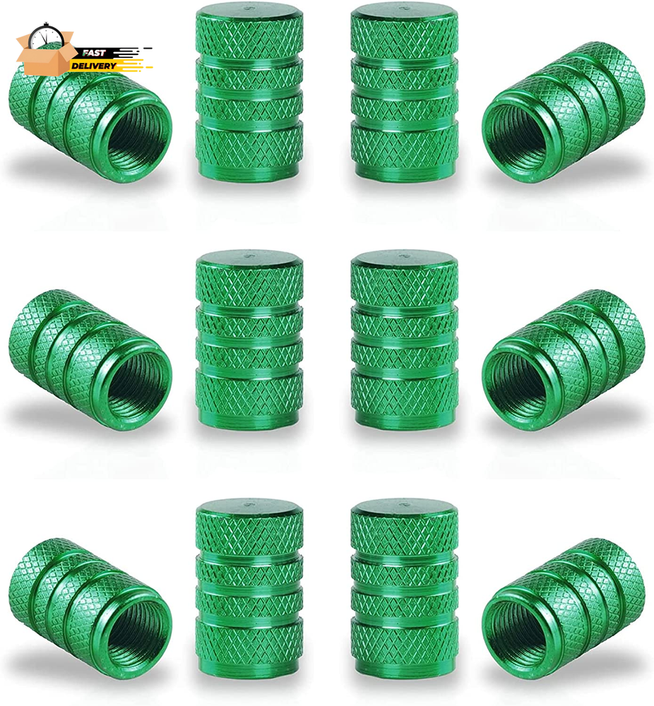12PCS Tire Valve Stem Caps, Car Exterior Accessories, Aluminum Alloy Va