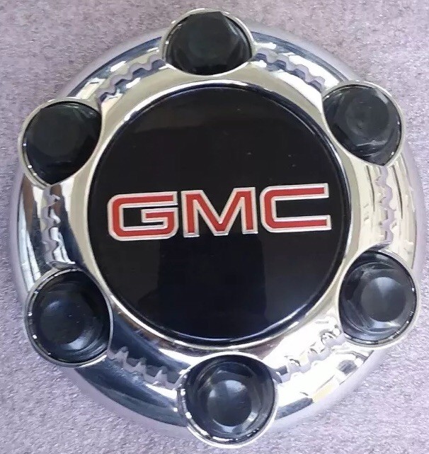 1999-2013 GMC Sierra 1500 Pickup Van CHROME Center Hub Cap 6-LUG GM 22837059 OEM