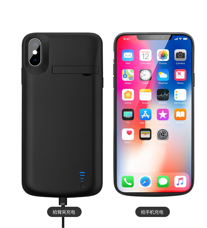 External Battery Charger Case Power Bank Charging Cover For iPhone 15 14 13 12 8