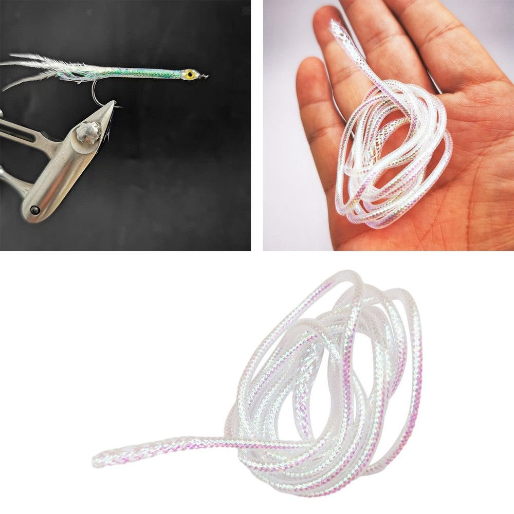 4M Mylar Tube, Pearlescent Diameter. 2/4/6mm, Fly Tying 4mm