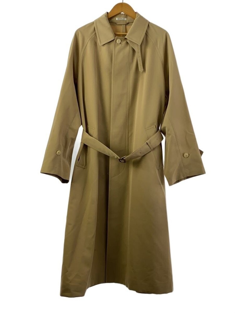 Auralee Wool Max Canvas Soutien Collar Coat/5//Beg/A23Sc01Wc 3402