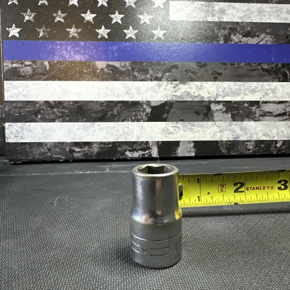 Vintage Craftsman 1/2” Drive 6 Point  Socket  =V= Free Ship!! 11/16