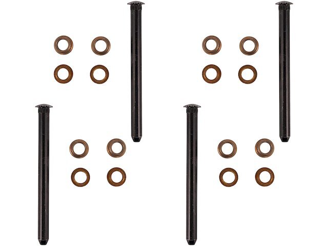 TRQ Door Hinge Pin and Bushing Kit fits Chevy R3500 1989-1991 87FTWY