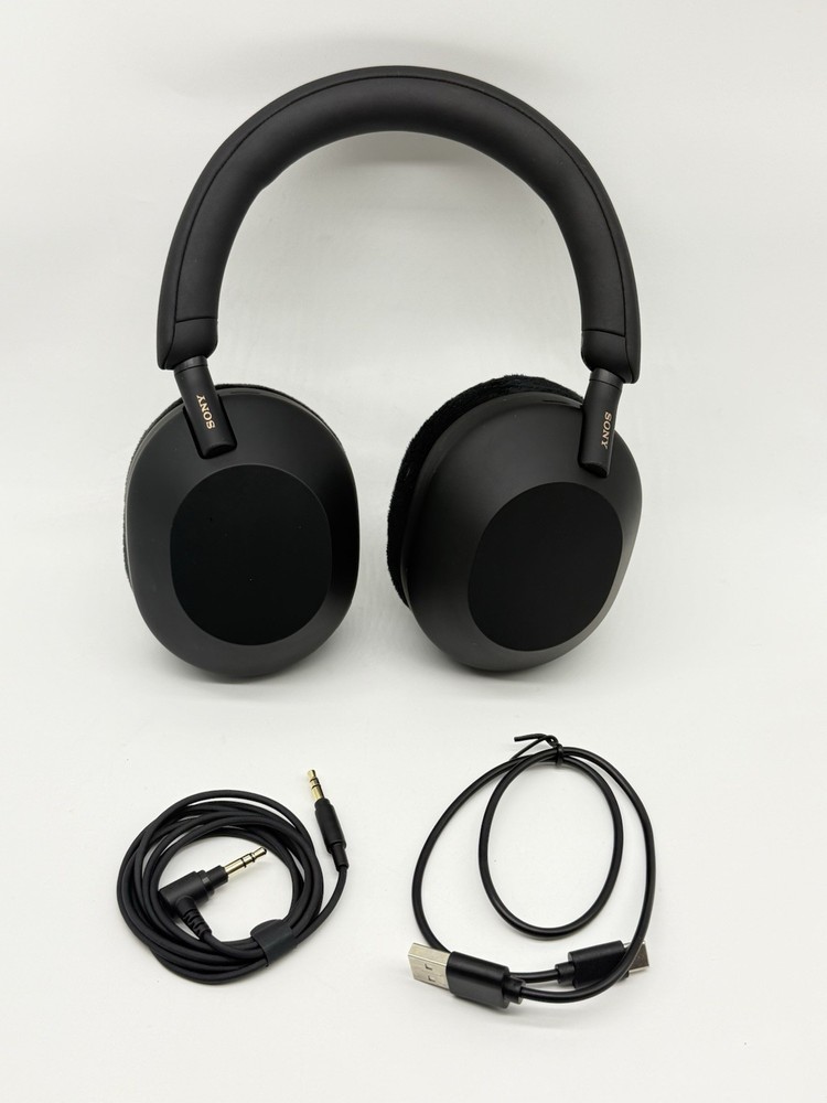Sony WH-1000XM5 Noise-Canceling Wireless Over-Ear Headphones - Black - Used-READ