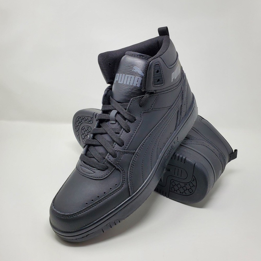 Puma Rebound Joy High Top  Mens Black Sneakers Men's Size 10 374765 07