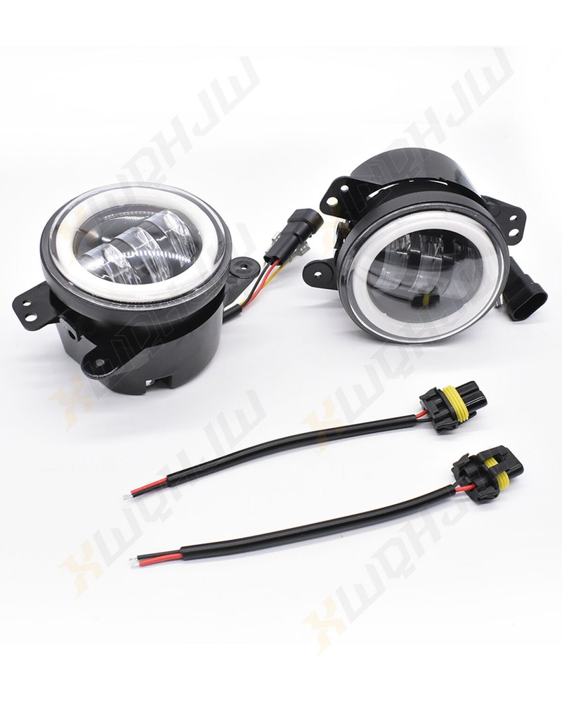 2pcs Clear Lens Fit For Dodge Challenger Charger Bumper Driving Fog Light Lamps