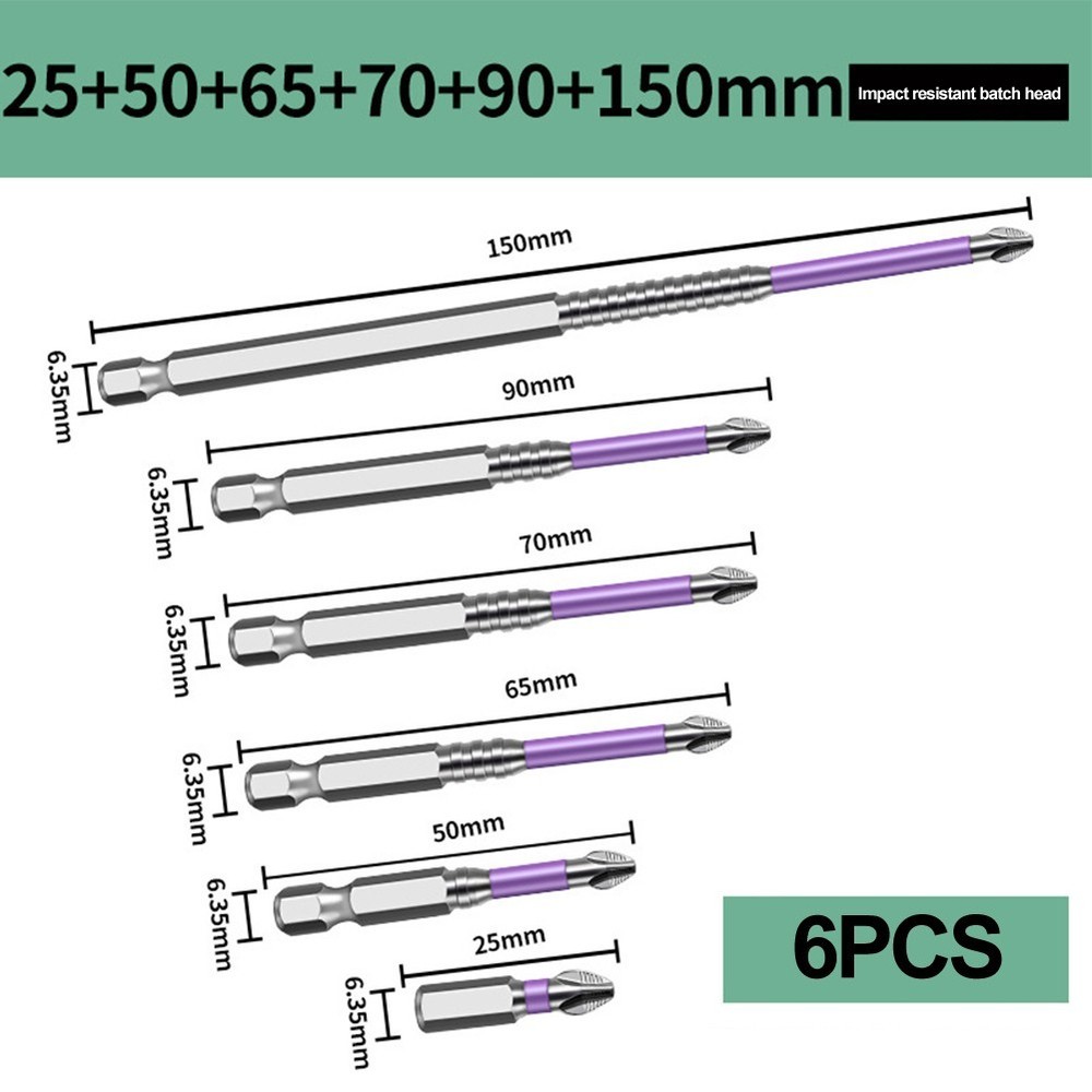 High performance Magnetic Batch Head PH2 Screwdriver for Professionals