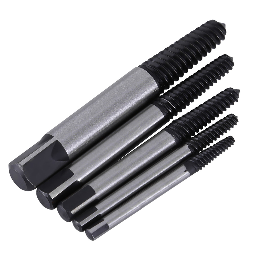 5pcs Broken Screw Extractor Set - Remove Rusted Screws Easily