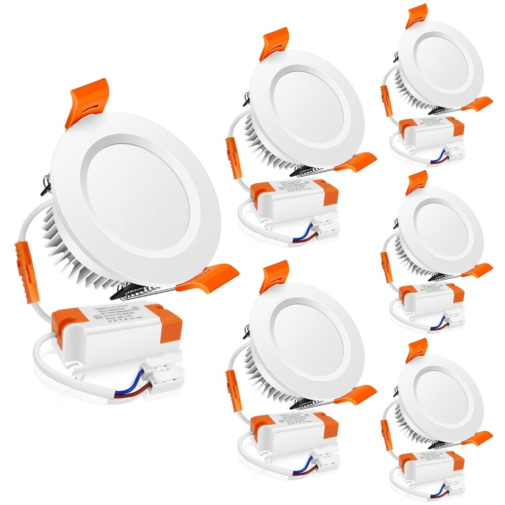 2 Inch 3W Dimmable LED Recessed Downlight 3000K Warm White Ceiling Light Kit  