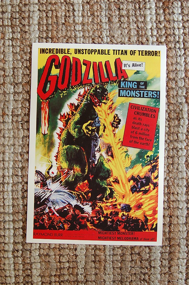 Godzilla Lobby Card Movie Poster King of the Monsters