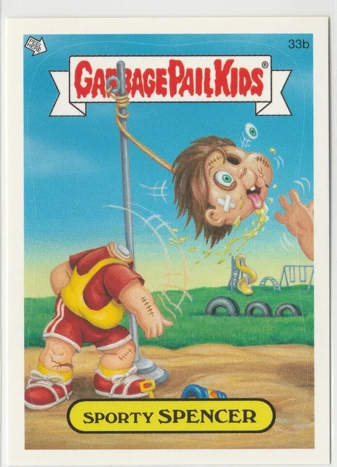 Sporty Spencer #33b Garbage Pail Kids GPK 2006 ANS5 Series 5 Card