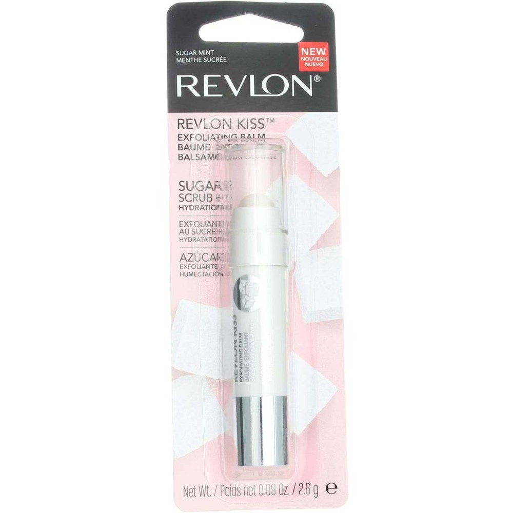 Revlon Kiss Sugar Mint Lip Balm 4-Pack 0.09 oz Exfoliating Hydration