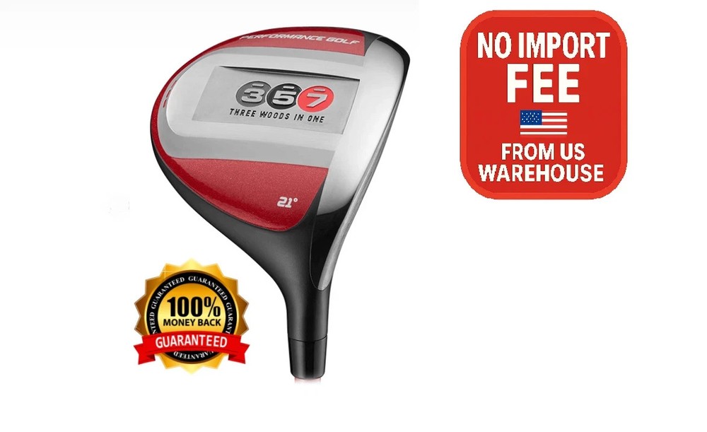 357 Fairway Hybrid Golf Club Senior Flex Right-Handed High-Performance Wood !!!