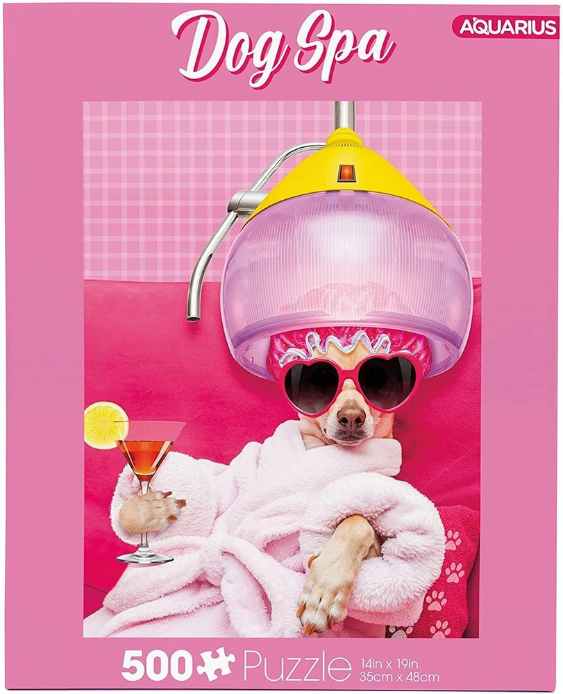 Dog Spa 500 Piece Jigsaw Puzzle