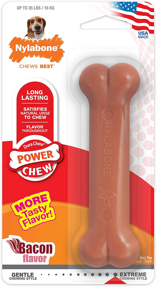 Power Chew Classic Bone Chew Toy for Dogs, Durable Dog Toys for Aggres